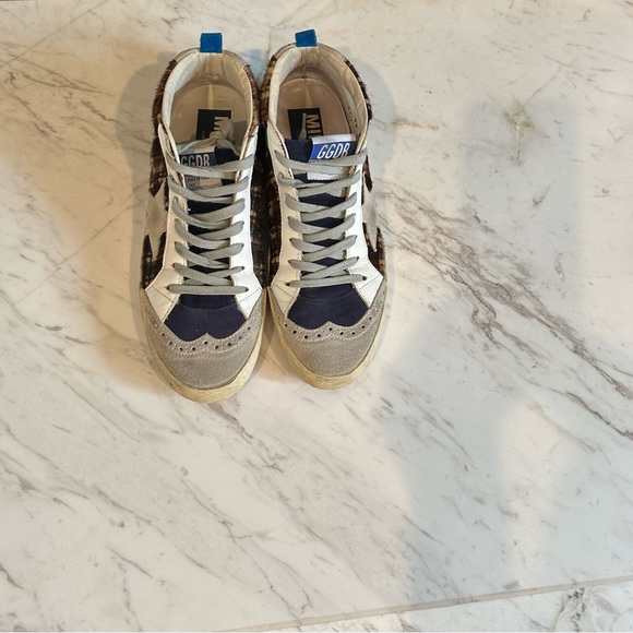 Authentic GOLDEN GOOSE MIDSTAR  Mid top  Sneakers Made with fine materials s 37. - Picture 7 of 13